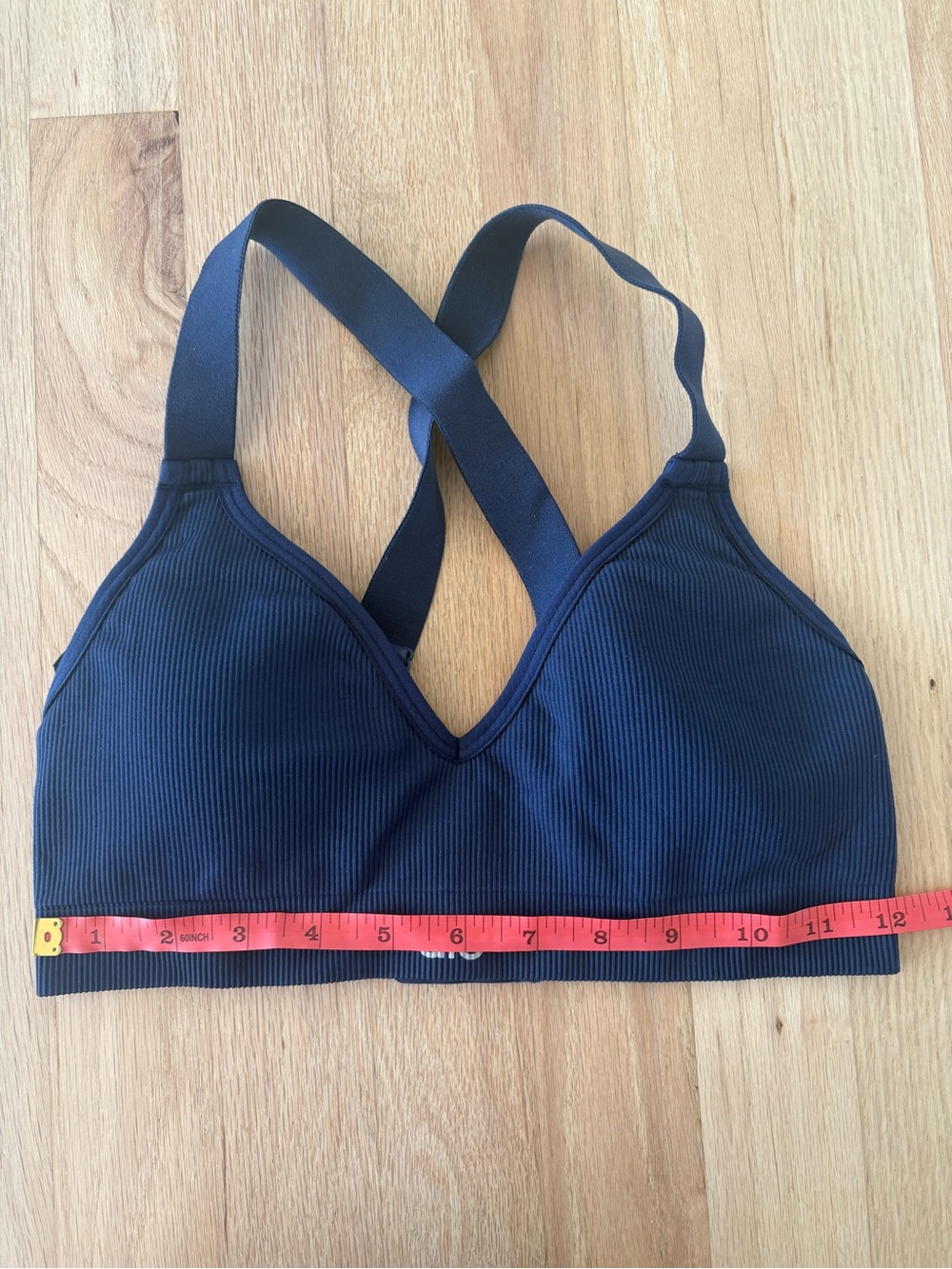 Alo Yoga Navy Seamless Ribbed Set - Picture 10 of 12
